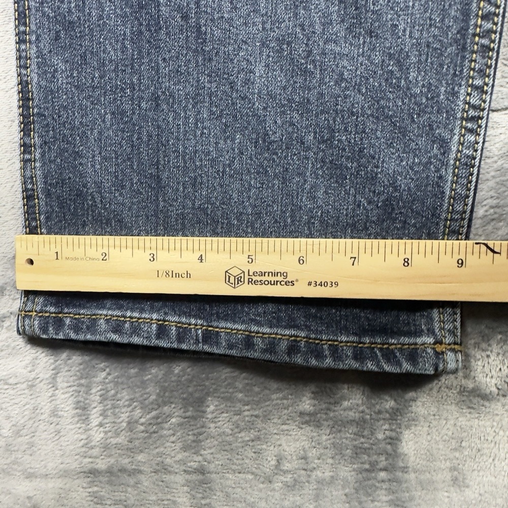 Ariat Rebar M4 Relaxed Boot Cut Jeans Mens 36x32 (Fits 38x32) Blue Work Denim - Picture 10 of 10